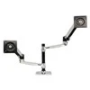 Laikiklis Ergotron - LX Dual Stacking Arm - poliruotas aliuminis