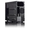 Fractal Design | CORE 1100 | Juodas | Micro ATX | ATX PSUs, iki 185mm if a typical-length optical drive is mounted