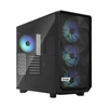 Fractal Design Fraktalų dizainas | Meshify 2 Lite RGB TG šviesos atspalvis | Šoninis langas | Juodas | E-ATX | Įtrauktas maitinimo šaltinis Nr. | ATX