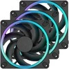 „Fractal Design“ | Kompiuterio ventiliatorius, 3 vnt. pakuotė | „Momentum 14 RGB“