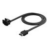 Fractal Design USB-C 10Gbps Cable - Model E | Fractal Design | USB-C 10Gbps Cable – Model E | Juodas