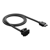 Fractal Design USB-C 10Gbps Cable - Model E | Fractal Design | USB-C 10Gbps Cable – Model E | Juodas