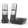 Gigaset A690A Duo belaidis telefonas su atsakikliu - juodas