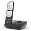 GIS Gigaset A690A Analoginio ryšio / DECT telefonas Juoda