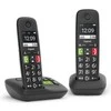 Gigaset E290A Duo Analog/DECT telephone Caller ID Juodas
