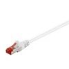 Goobay 1,5 m CAT 6 pataisų kabelis, S/FTP (PiMF), baltas
