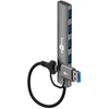 Goobay 2in1 Slim 4-Port USB-Hub, 5 Gbit/s