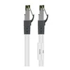 Goobay Goobay CAT 8.1 pleistras kabelis, S / FTP (PiMF), baltas, 2 m - LSZH be halogenų, varinis AWG 24 (55125)