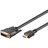 Goobay GB HDMI/DVI CABLE 2M, HDMI - DVI-D SINGLE-LINK (18+1 PIN), G