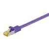 Goobay RJ45 pataisinis kabelis, CAT 6A S/FTP (PiMF), 500 MHz su CAT 7 neapdorotais kabeliais, Violetinis - Kabelio ilgis 5 m