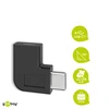 Goobay adapteris USB-C į USB-C 90°, juodas