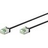 Goobay Itin lankstus CAT 8.1 pataisinis kabelis, plonas, U/FTP, juodas - Laido ilgis 0,25 m