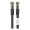 Goobay CAT8.1 S / FTP (PiMF) tinklo kabelis, 1 m, juodas