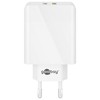 Goobay 2xUSB QC3.0 5V / 2A maitinimo šaltinis - balta