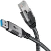 Kabelis USB Goobay USB-A - RJ-45 15 m Juodas