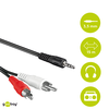 „Goobay“ garso adapterio laidas AUX [3,5 mm lizdas su stereofoninio „Cinch“ kištuku, 15 m]