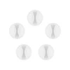 Goobay Desk Wire Management – 5 pakuotės, balta