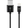 Goobay Lightning USB įkrovimo ir sinchronizavimo laidas, 2m, juodas