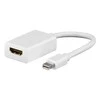 Goobay | Mini DisplayPort/HDMI adapterio laidas 1.1 | 51729 | Baltas | Mini DisplayPort vyriškas | HDMI moteriškas (A tipas)