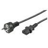 Goobay F tipas, CEE 7/7 - C13 maitinimo laidas, 3 m, juodas