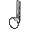 Goobay Slim 4 prievadų USB šakotuvas, USB-A į USB-C/USB-A, 5 Gbit/s | 74458