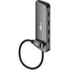 „Goobay Slim“ 4 prievadų USB šakotuvas, USB-C į USB-C, 10 Gbit/s, Pilkas | 76565
