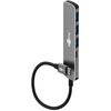 „Goobay Slim“ 4 prievadų USB šakotuvas, USB-C™ į USB-C™/USB-A, 5 Gb/s