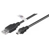 „Goobay USB 2.0“ didelės spartos laidas nuo USB A iki 1,8 m mini USB [USB 2.0 kištukas (A tipas) > USB 2.0 mini kištukas (B tipas, 5 kontaktų)]