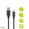 Goobay | Apvalus kabelis | Sinchronizuokite ir įkraukite Super Speed USB-C į USB A 3.0 įkrovimo laidą | 67890 | USB 3.0 kištukas (A tipas) | USB-C (vyriškas)