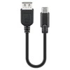 Goobay USB-C prie USB A lizdo kabelis, 0,2 m, juodas