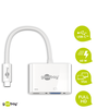 Goobay Universalus USB adapteris USB-C – VGA + USB-C Baltas (62107)