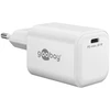 Goobay Szybka kroviklis USB-C™ PD GaN Nano (65 W) balta - Wersja kolorystyczna balta