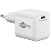 Goobay USB-C™ PD GaN Schnellladegerät Nano (30 W) baltas