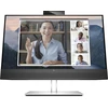 „Hewlett Packard (HP) HP E24mv G4 FHD“ konferencijų monitorius – 23,8 colio, 1920 x 1080 FHD, 250 nitų, 60 Hz, AG, IPS, HDMI/VGA/DisplayPort, 4 USB-A jungtys, garsiakalbiai, 5 MP internetinė kamera, reguliuojamo aukščio / pakreipimo / pasukimo / sukimosi funkcija, 3 metai