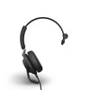Jabra Evolve2 40 MS Teams Mono Laidinės ausinės, USB-C, Juoda