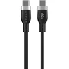 Targus „Hyper | HyperJuice“ USB-C silikoninis įkrovimo laidas | HJ4011BKGL