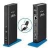I-TEC USB 3.0 / USB-C dviguba HDMI prijungimo stotis 2x HDMI 1x GLAN 2x USB 3.0 4x USB 2.0 1x garsas 1x mikrofonas