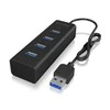 ICYBOX IB-HUB1409-U3 Icy Box 4x Port USB 3.0 Hub, Juodas