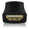 Icy Box AV adapteris HDMI – HDMI juodas (31604)