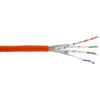 InLine® Installation Cable S/FTP PiMF Cat.7a AWG23 1200MHz B2ca halogen free oranžinis 25m