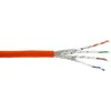 InLine® Installation Cable S/FTP PiMF Cat.7a AWG23 1200MHz B2ca halogen free oranžinis 25m