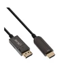 Kabelis InLine ® DisplayPort į HDMI OVP keitiklio kabelį, 4K / 60Hz, juodas, 15m