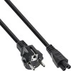 InLine maitinimo laidas Intel NUK, 3 kontaktų jungtis, juodas, 0,5 m