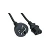 Maitinimo kabelis InLine 3 Pin IEC C13 H05V-F (16652D)