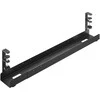 InLine® Universal cable guide rail, 3 levels 80/100/120 cm, for under-table mounting, with screw clamps, juodas