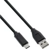 USB kabelis InLine USB-A - USB-C 3 m Juodas (35733)