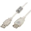 USB kabelis InLine USB- A - 10 m Juoda (34611S)