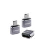 Adapteris USB Intenso USB-A - USB-C Pilka (7600113)