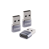 Adapteris USB Intenso C480A USB-A - USB-C Pilka (7600013)