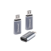 Adapteris USB Intenso USB-C - MicroUSB Pilka (7600213)